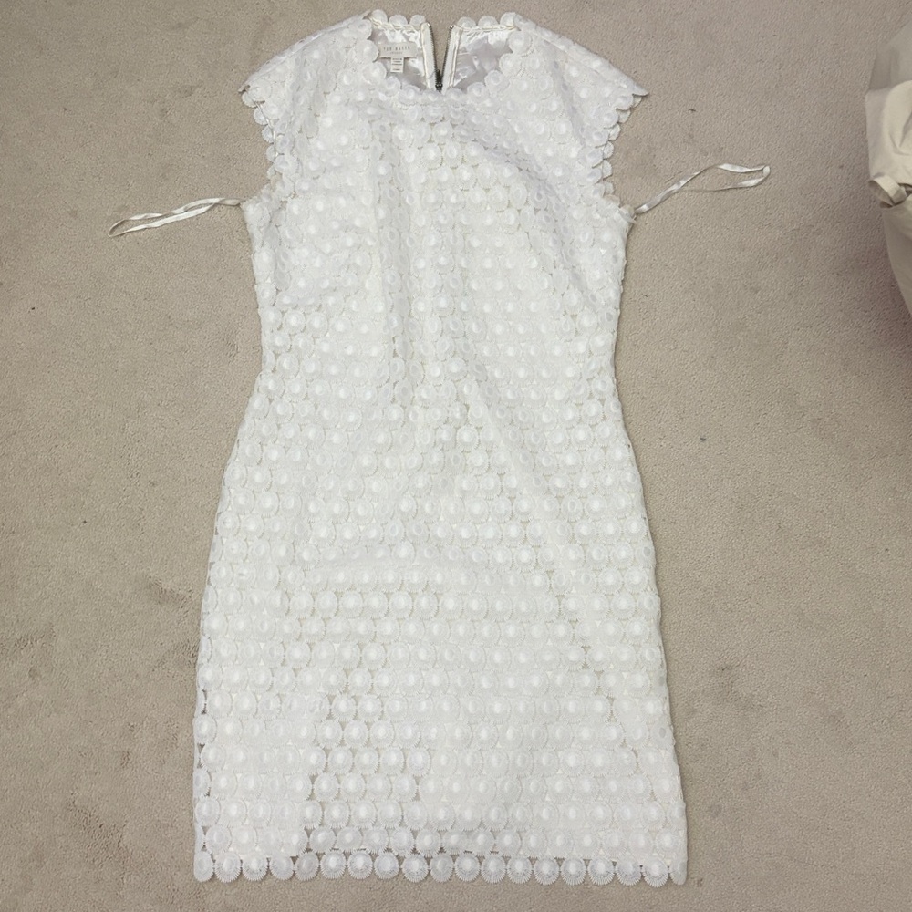 Ted Baker White Floral Dress